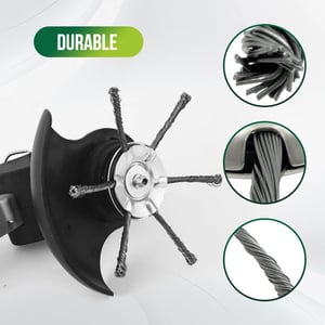 🔥👨‍🌾6 inch Steel Wire Brush Cutter Trimmer Head