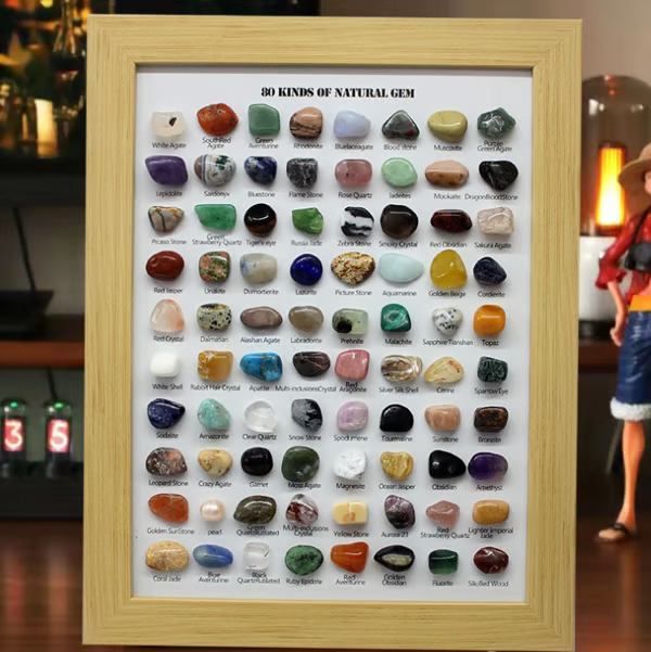 🔥80 kinds of natural ore specimens Holidays, birthdays, collectible gifts(Each one is a natural gem)