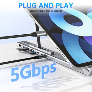 🏆Flash Sale⚡ 50K+ SOLD! Almost Gone-💥💻 8-in-1 USB-C Laptop Stand
