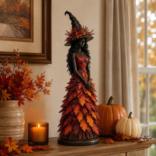 🔥LAST DAY 50% OFF - 🧙‍♀️Enchanted Autumn Witch Figurine(📦Buy 4 Free Shipping)