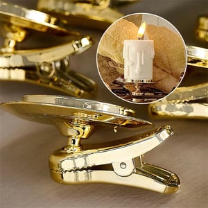 LED Cone-Shaped Festival Clip Candle