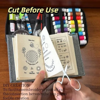 🌈Embroidery Stitch Book(Beginner-Friendly)
