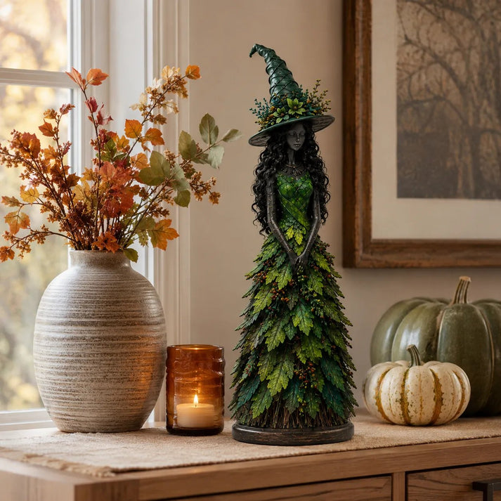 🔥LAST DAY 50% OFF - 🧙‍♀️Enchanted Autumn Witch Figurine(📦Buy 4 Free Shipping)