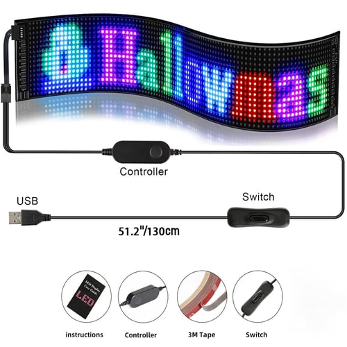 🔥49% Off - Ultra-thin flexible Bluetooth LED screen