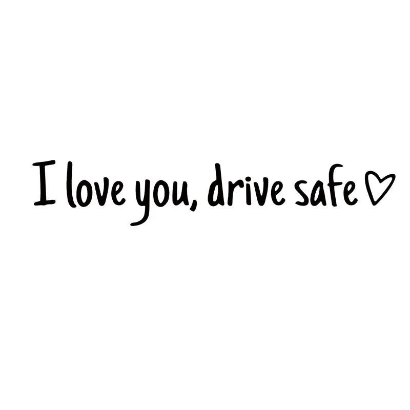 ✨This Week's Special Price  💓I love you, drive safe Sticker（3pcs） - Image 2