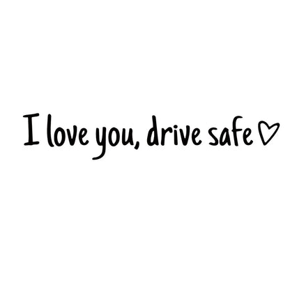 ✨This Week's Special Price  💓I love you, drive safe Sticker（3pcs） - Image 2