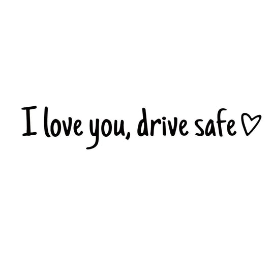 ✨This Week's Special Price  💓I love you, drive safe Sticker（3pcs） - Image 2