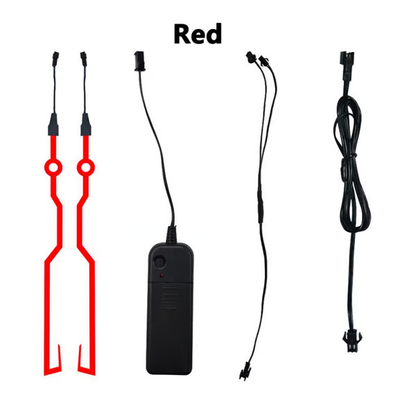 🔥🔥Motorcycle Helmet Light LED DIY Helmet LED Light Motorbike Reflective Strips