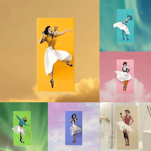 🔥🎁Flying Skirt Tissue Box