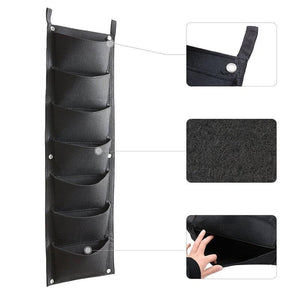 7 Pocket Hanging Vertical Garden Wall Planter