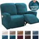 Stretchable Velvet Recliner Slipcover