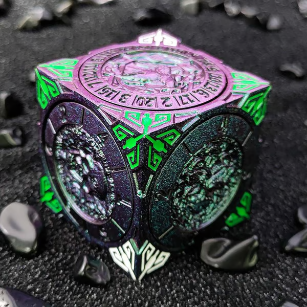 🏆Flash Sale⚡ 50K+ SOLD! Almost Gone-💥2026 New DND Fidget Spinner DICE: 7-in-1 Metal DND Dice Cube – 6-Sided Rotating Polyhedral Dice, Tabletop RPG Accessory for DMs and Player，Best gifts