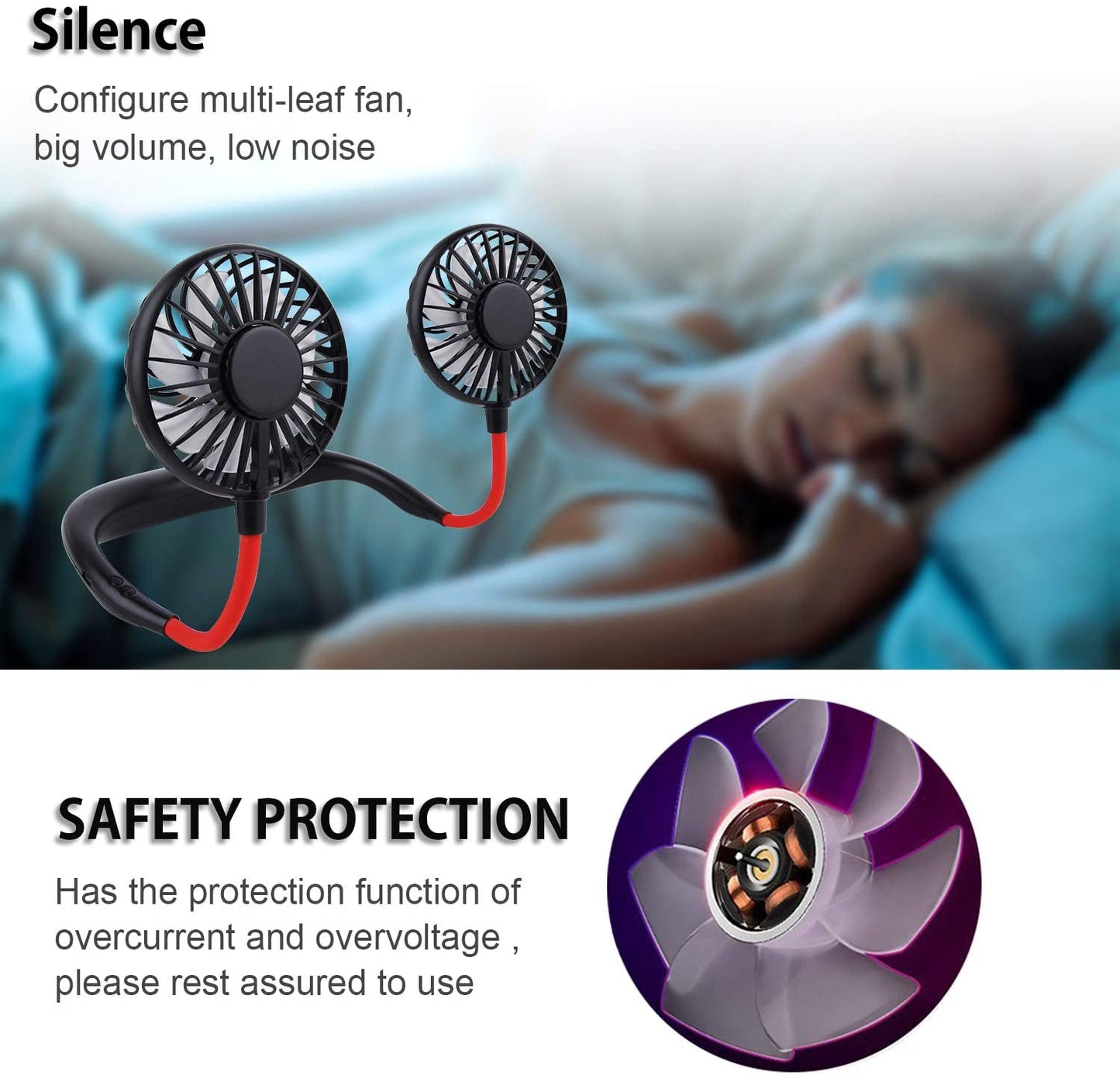 Portable Neck Fan