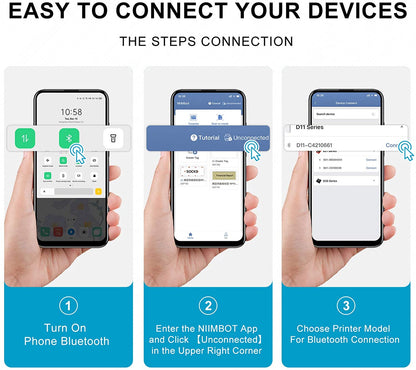 Wireless Portable Pocket Label Printer