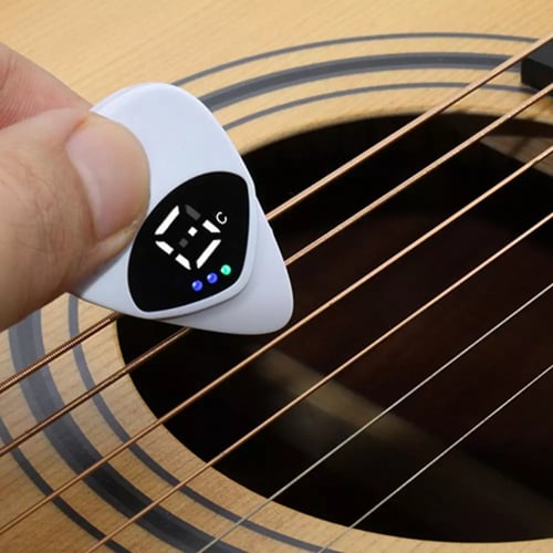 🏆Flash Sale⚡ 50K+ SOLD! Almost Gone - ✨2-in-1 Guitar Picks-Acoustic Guitar Tuner