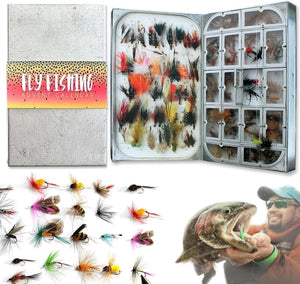 🎁The Ultimate Christmas Countdown Gift - 🎣Fly Fishing Advent Calendar – Handmade Flies + Waterproof Fly Box