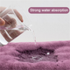 Women Quick Dry Wearable Microfiber plush Bathrobes
