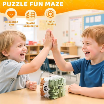 🔥Christmas Hot Sale 🔥Large Labyrinth 3D Puzzle Maze Cube - Engaging Brain Teaser Toy