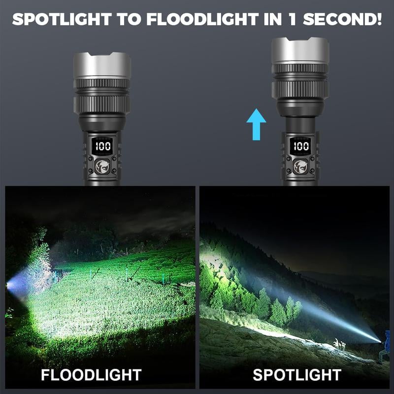 🔦 Summer Essential! 🔥 49% OFF – 2-in-1 Power Bank Flashlight – Super Bright, Zoomable & USB Rechargeable for Camping & Emergencies