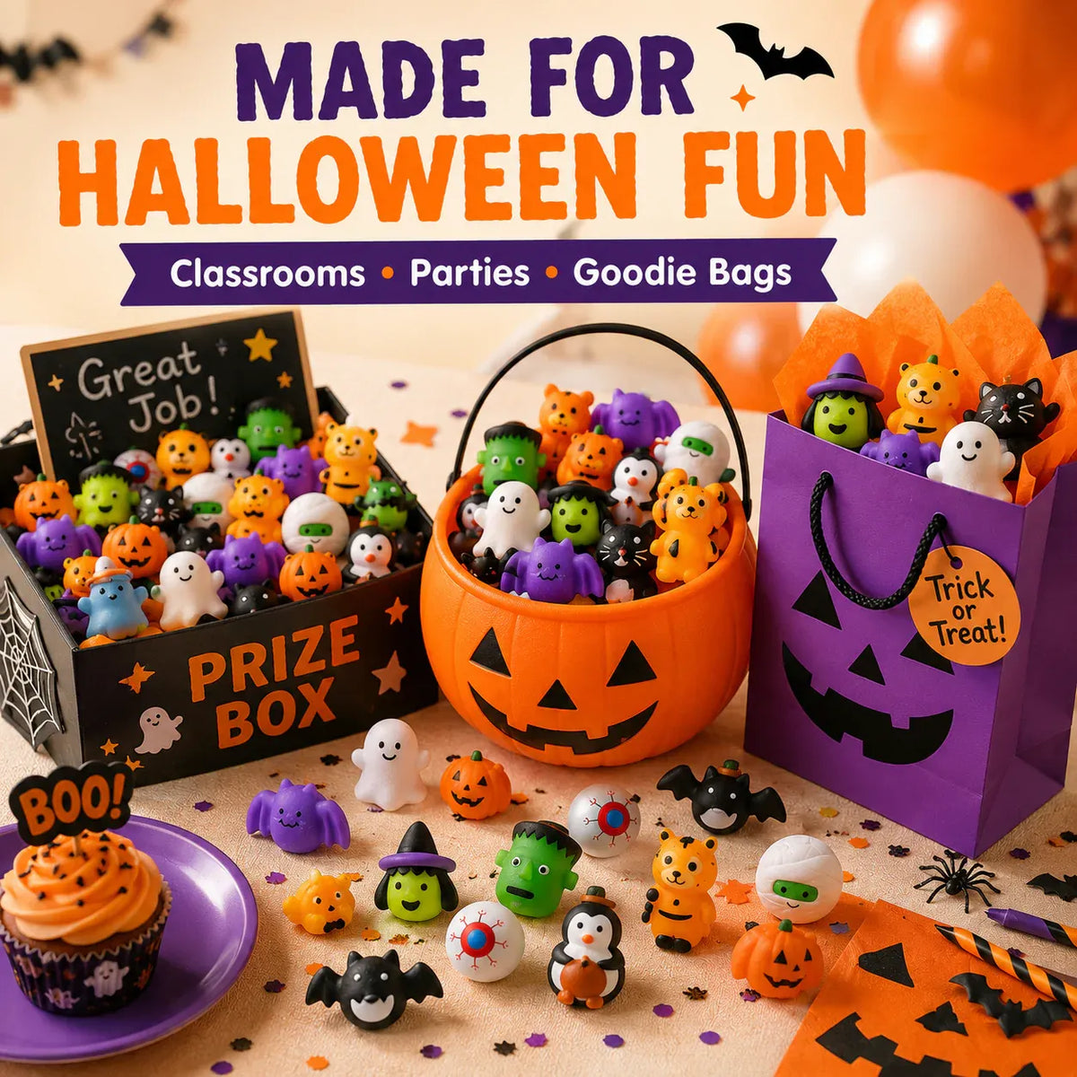 🎃 30PCS Halloween Mochi Squishy Toys - Image 5