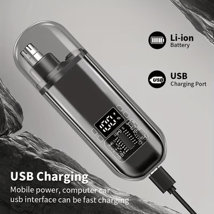 🔥Christmas Hot Sale 💇‍♂️ Groom with Precision -✨ Ultimate 2-in-1 Nose Hair Trimmer - For Effortless, All-Day Comfort!