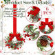🎄Mini Christmas Wreaths✨Maximum Holiday Magic, Instant Festive Charm & Versatile Decor! 🎀