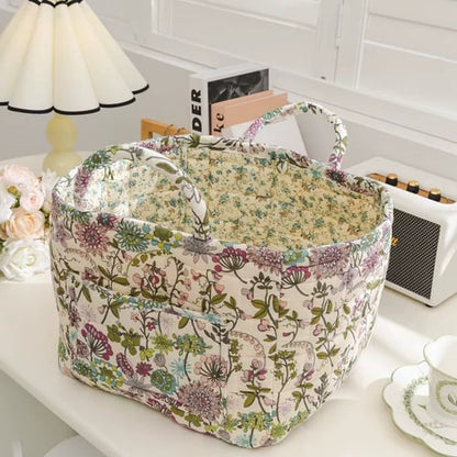 🔥2026 BIG Sale💐💥Boho Fabric Storage Basket🌸