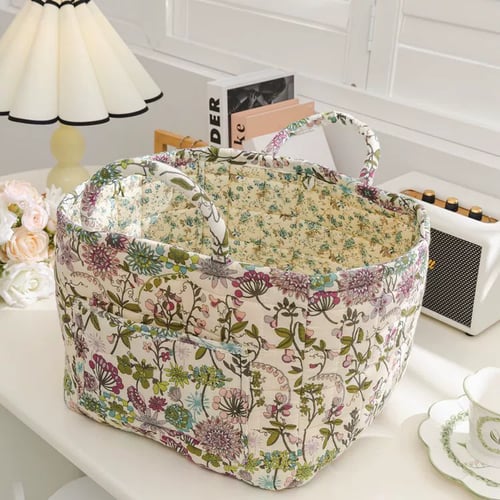 🔥💐💥Boho Fabric Storage Basket🌸