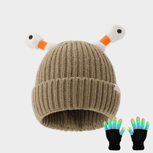 🔥HOT SALE - 49% OFF🔥Winter Parent-Child Cute Glowing Little Monster Knit Hat