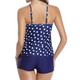 Strappy Two Piece Printing Bikini Set Swimsuit