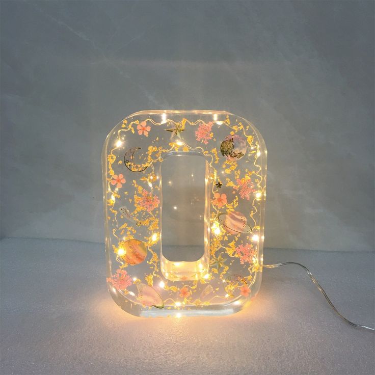 🌸Last Day 49% OFF - Flowers Resin Night Light