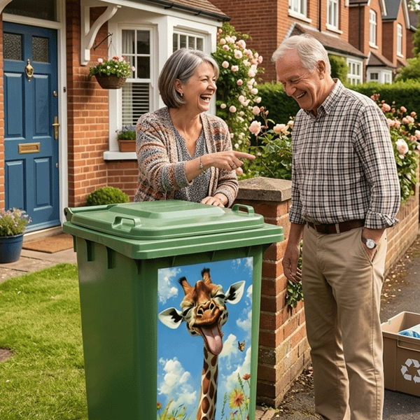 🔥Cartoon Wheelie Bin Stickers ‑ Make Your Bin Stand Out On The Kerb