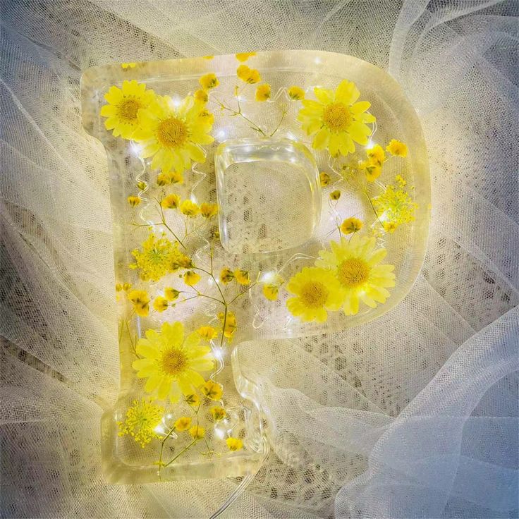 🌸Last Day 49% OFF - Flowers Resin Night Light