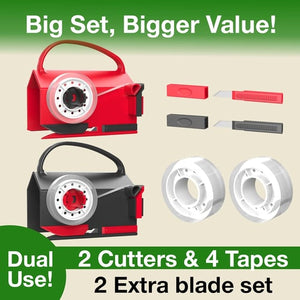 Wrapping Paper Cutter & Tape Dispenser Dual Use