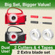 Wrapping Paper Cutter & Tape Dispenser Dual Use