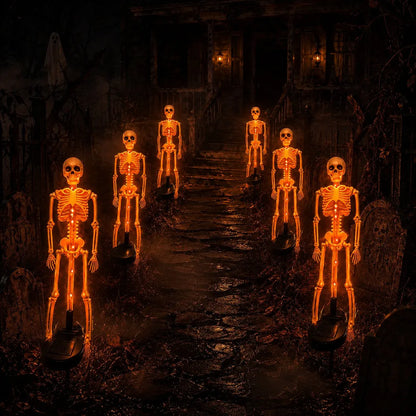 💀 Solar Skeleton Yard Stake - Image 11