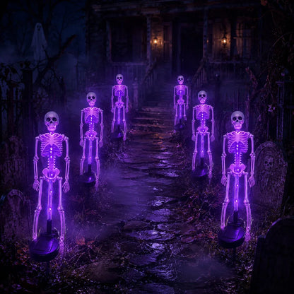 💀 Solar Skeleton Yard Stake - Image 18