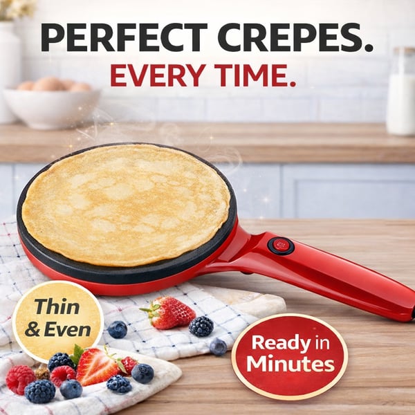 Instant 8" Electric Crepe Maker (Quick-Heat)
