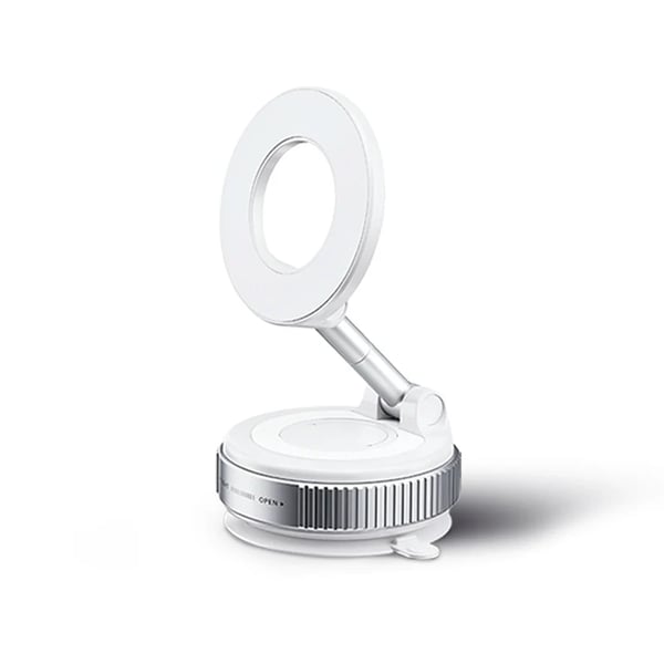 🔥 Retractable Car Phone Mount - 360° Magnetic Holder