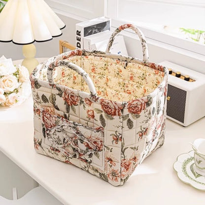 🔥2026 BIG Sale💐💥Boho Fabric Storage Basket🌸
