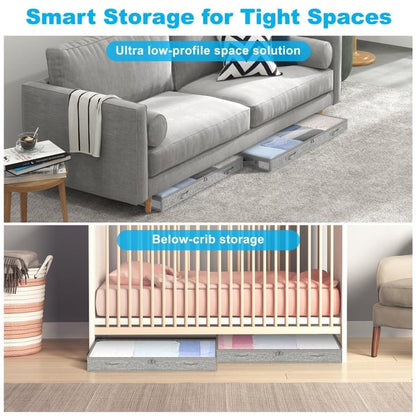 🛏️ Under Bed Storage Drawer 🔥