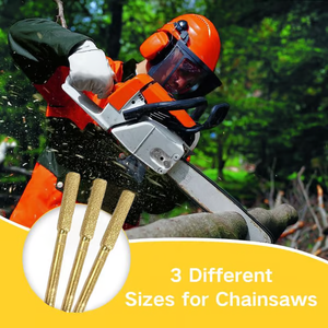30/60 Pcs Diamond Chainsaw Sharpener 5/32, 3/16, 7/32 Inches