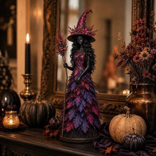 🔥LAST DAY 50% OFF - 🧙‍♀️Enchanted Autumn Witch Figurine(📦Buy 4 Free Shipping)