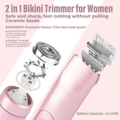 🎁Housgift™ 2-in-1 Women's Body Shaver