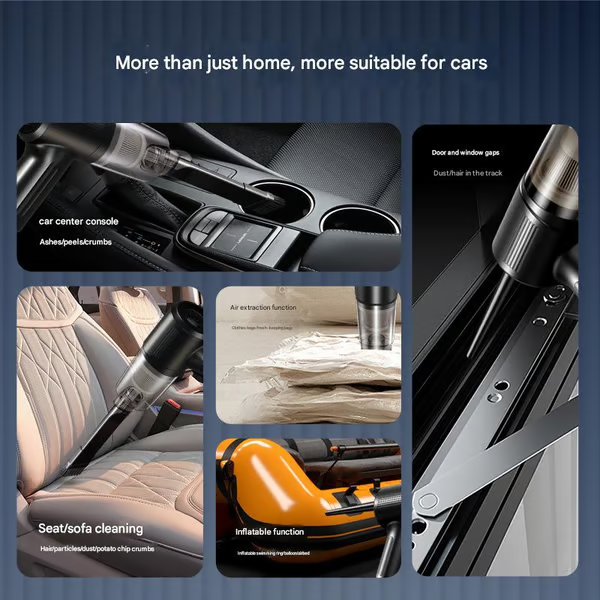 🔥Wireless  Handheld Car Vacuum Cleaner Portable Cordless ,Vacuum Cleaner with Multi-Nozzles