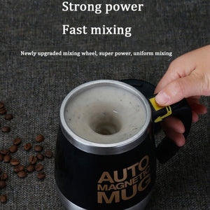 USB Stainless Steel Automatic Stirring Magnetic Mug(50% Off + Buy Two Free Shipping)