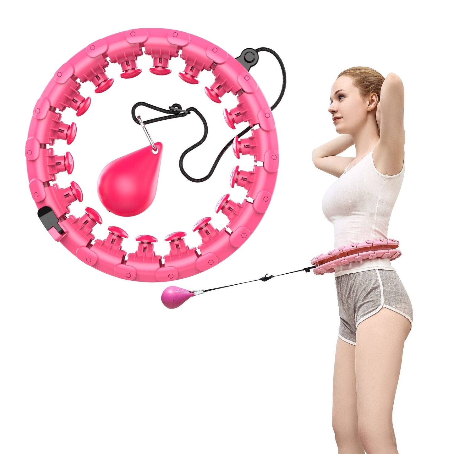Not Fall Size Adjustable Hula Hoop