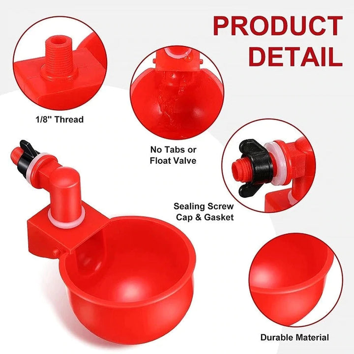 (🎁Hot Sale-30% OFF) Automatic Chicken Water Cup Bird Coop