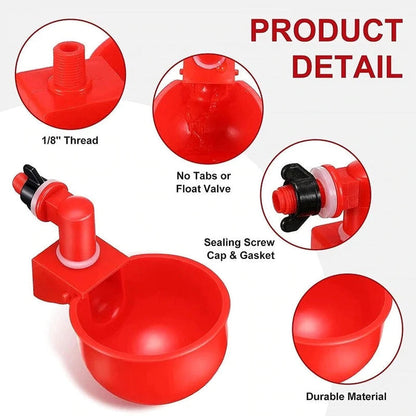 (🎁Hot Sale-30% OFF) Automatic Chicken Water Cup Bird Coop