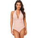 Halter V-Neck Belly Control Sling One Piece Swimsuit